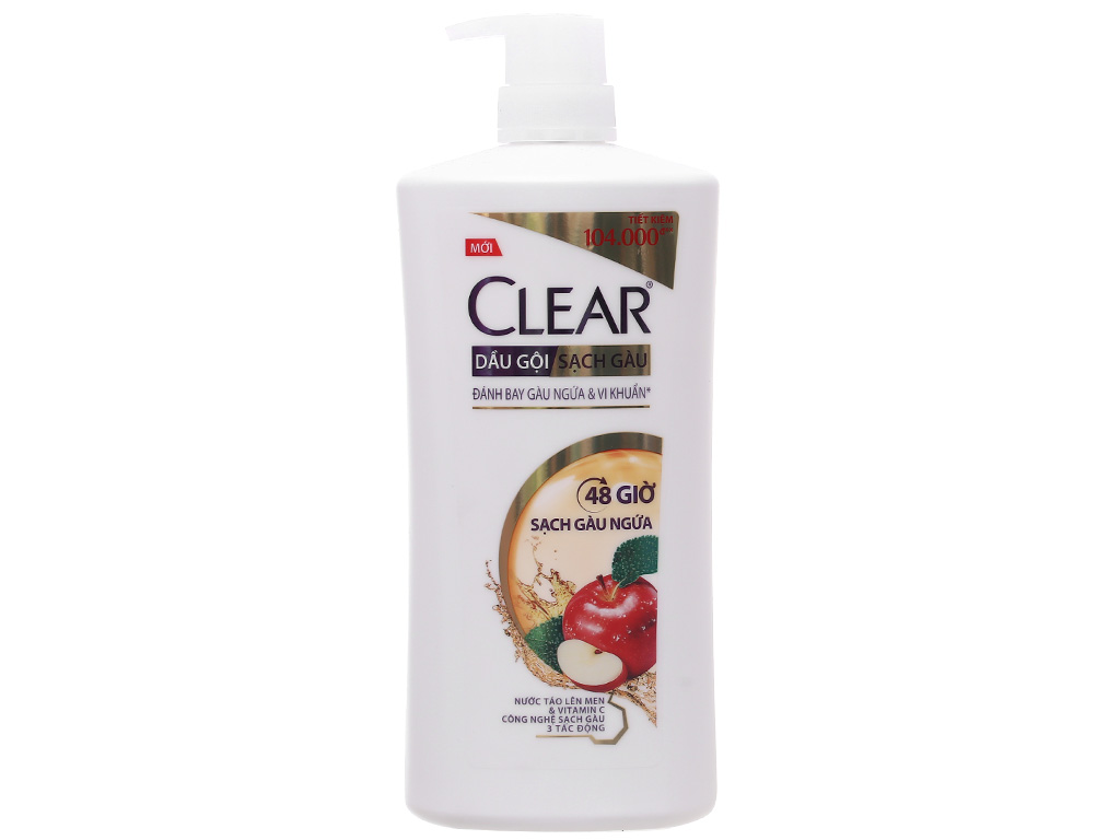 Dầu gội Clear sạch gầu 630g