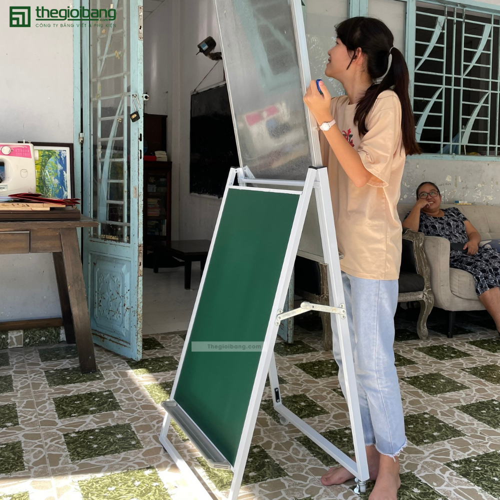 Bảng Flipchart 2 Mặt EduFlex Dạy Học Cho Bé - Kích Thước 60x100cm - Bảng Tân Hà - Tặng Phụ Kiện