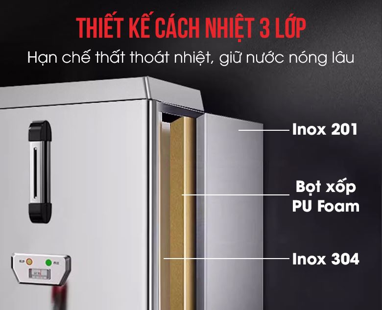 Máy đun nước nóng 150 lít/giờ TB-12 NEWSUN Hàng chính hãng