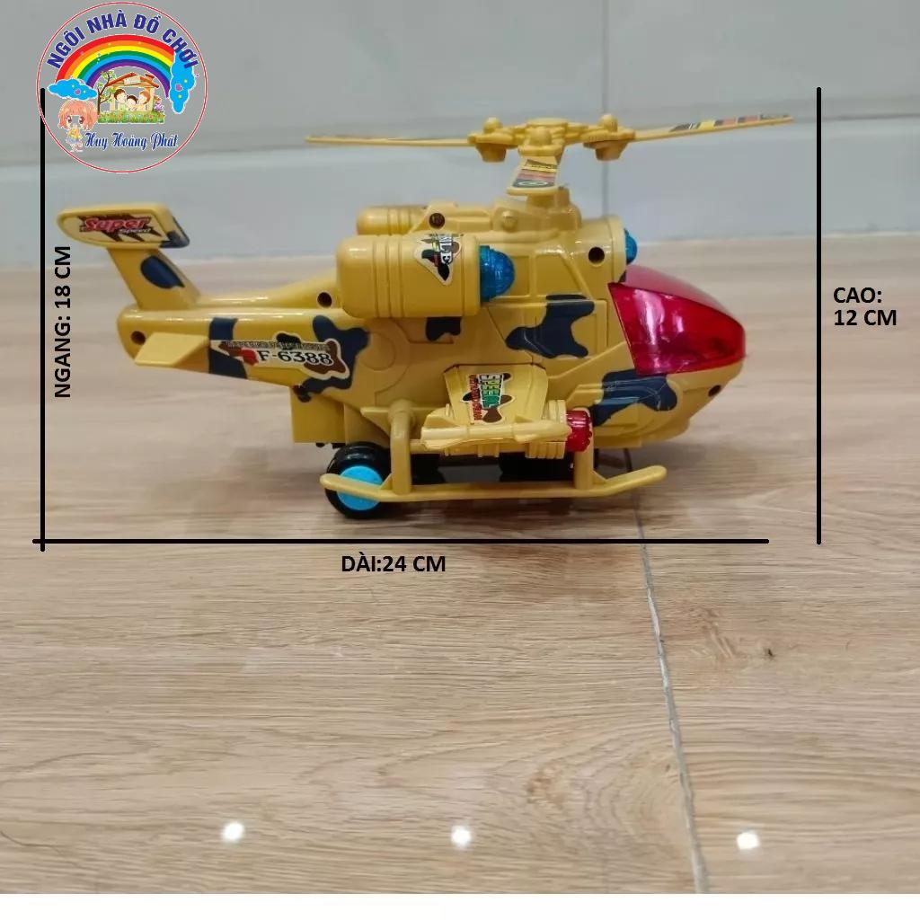 Đồ chơi Máy bay quân sự- FLYING EAGLE. Có đèn flash và có tiếng nhạc. Kích thước máy bay: Dài 24cm* Ngang 18cm* Cao 12cm