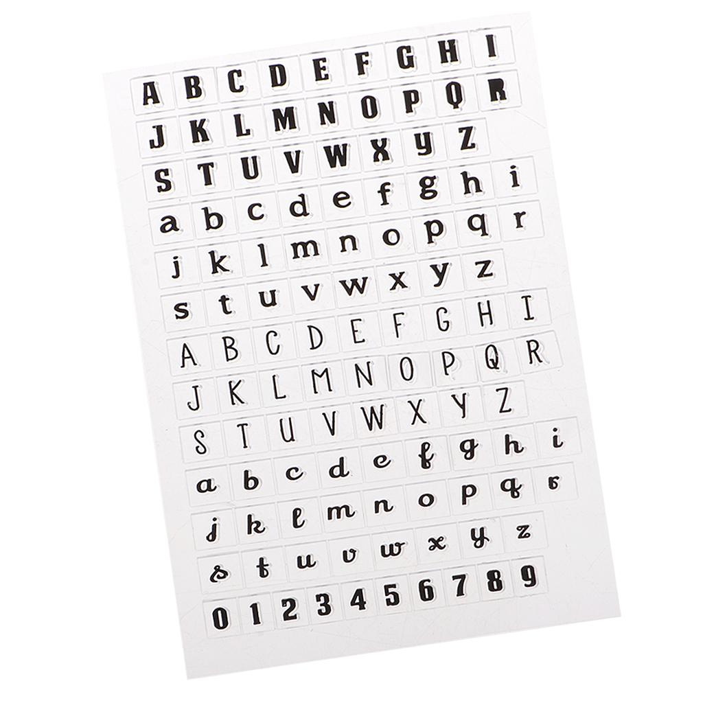 Multi-pattern Themes Transparent Silicone Stamp Seal Clear Stamp for Scrapbooking DIY Photo Album Diary Book Decorative Ink Stamp