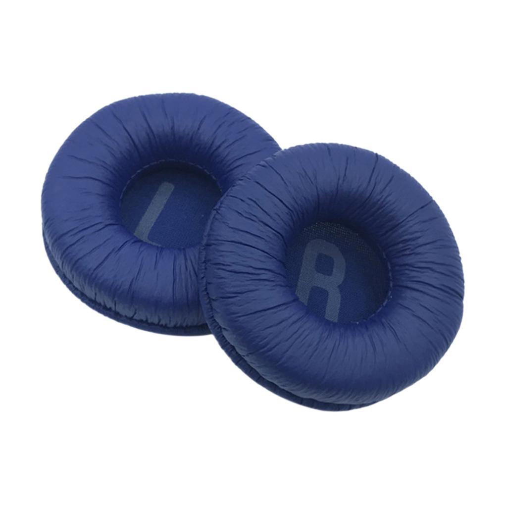 2xEar Pads Cushion Cover For JBL Tune600BTNC T500BT T450BT Headphone Blue
