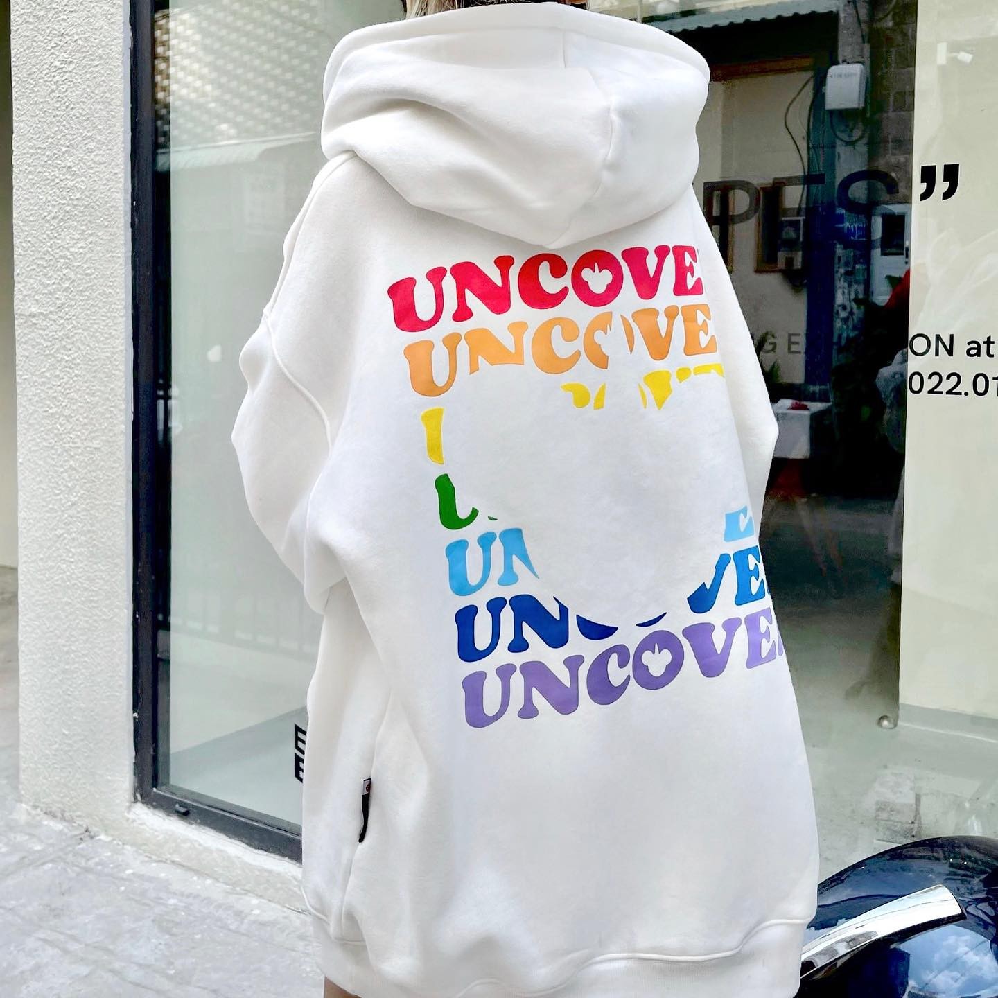 Áo hoodie unisex uncover basic Áo khoác nỉ uncover basic ver2 full tag - Gin Store