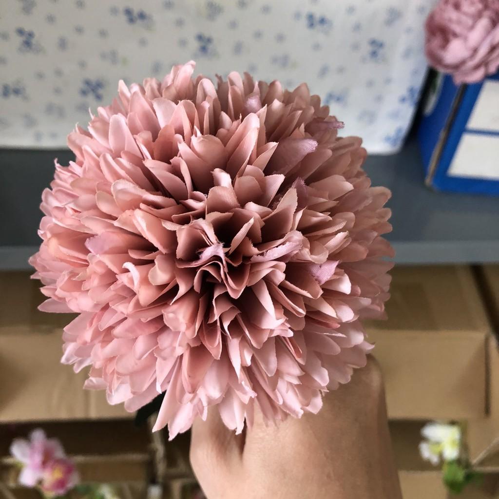 Hoa giả | HOA CÚC PANSY Loại 1 giống thật - 1 Cành 1 Bông Lớn