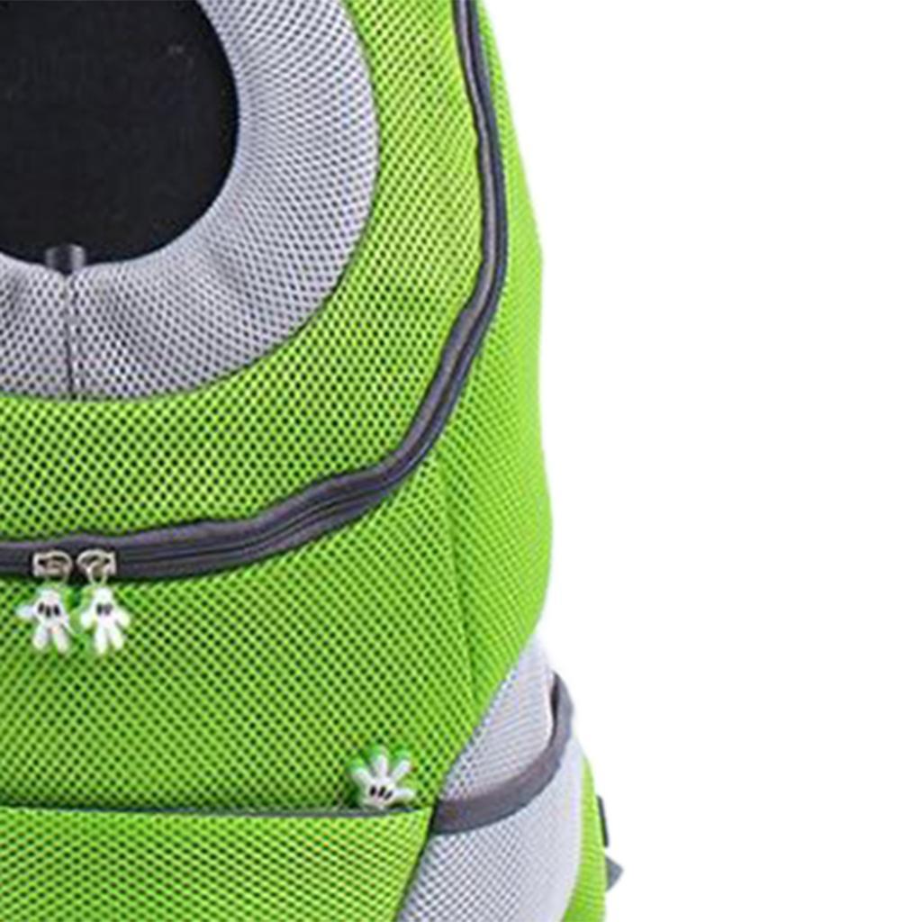 Pet Dog Backpack Carrier Travel Note Bag Front Net Double Shoulder