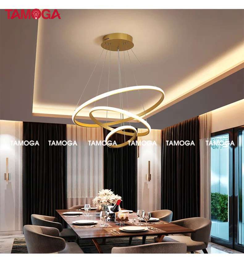 Đèn ốp trần hiện đại TAMOGA ALVAS 8519 + Tặng kèm khiển