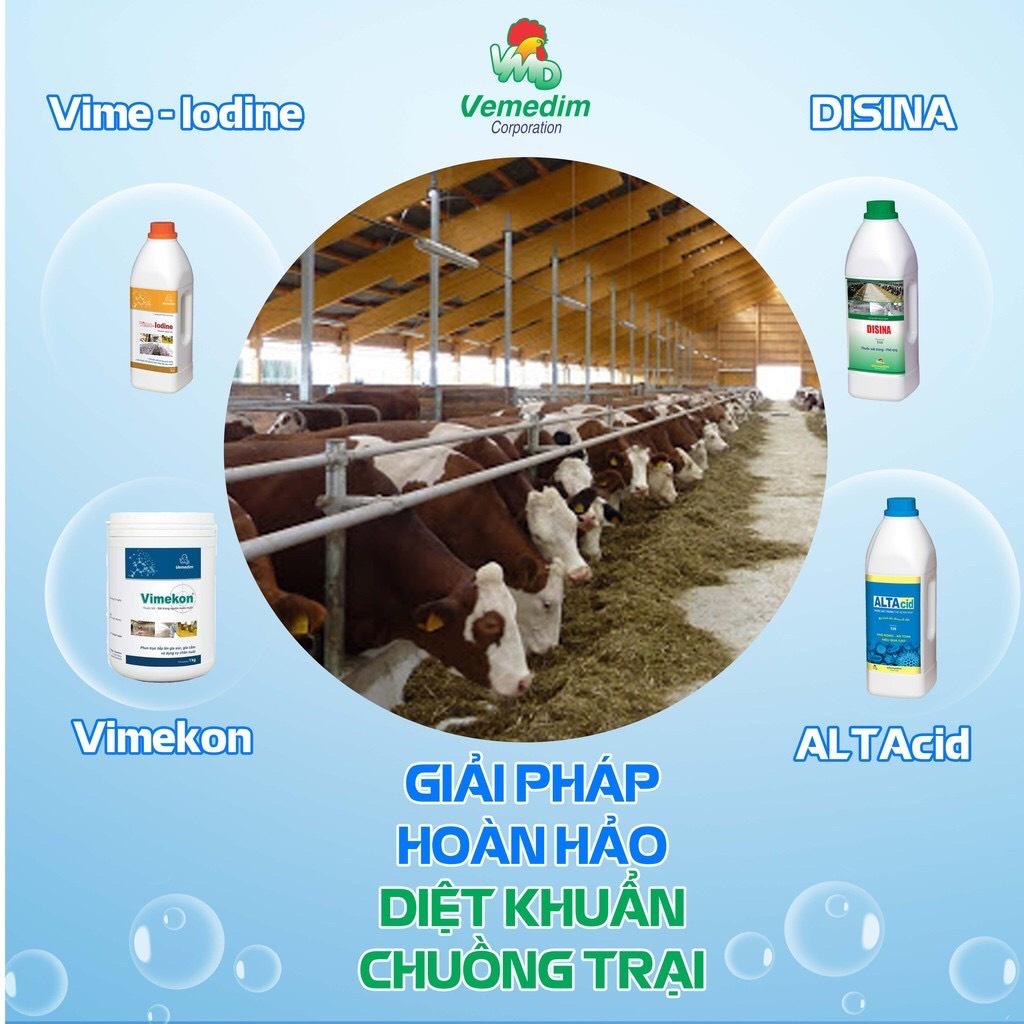 Tilmicosin 250 Vemedim - Kháng sinh phòng hô hấp cho heo, bê, nghé, gà, chai 1lit