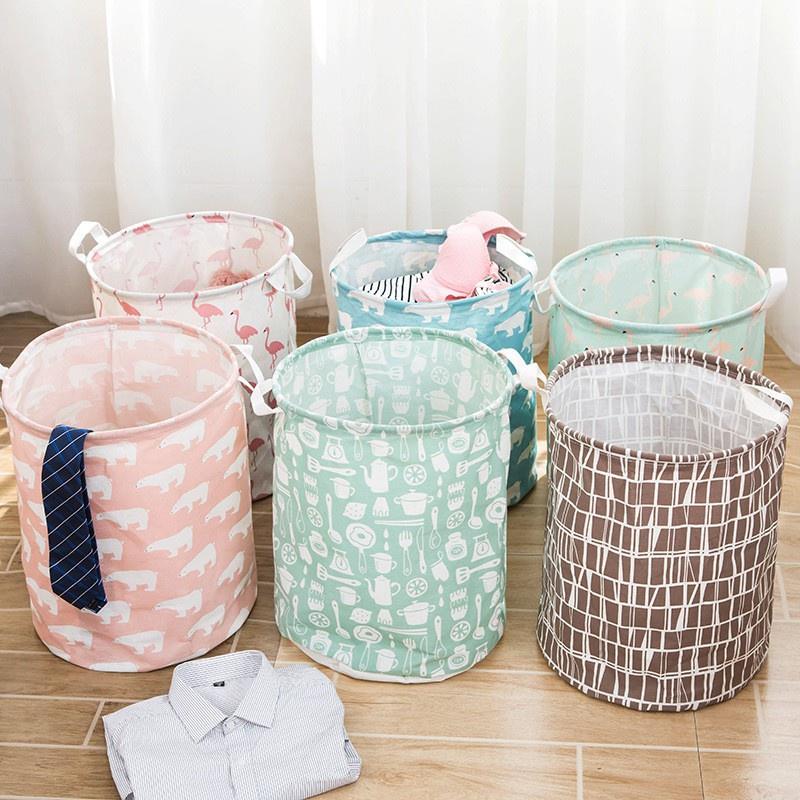 Giỏ vải đựng đồ đa năng họa tiết