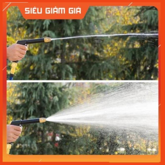 Bộ dây và vòi xịt tăng áp lực nước rửa xe tưới cây loại 7.5m  206733