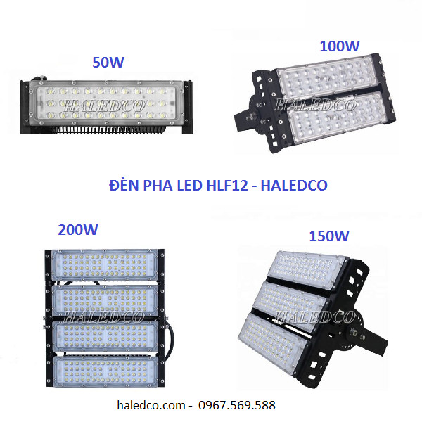 Đèn pha led HLF12 chuyên chiếu sân vận động Haledco