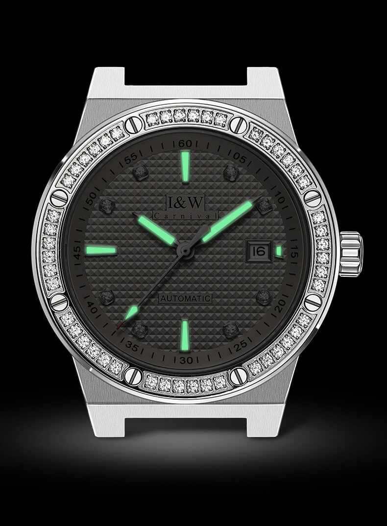 Đồng hồ nam chính hãng IW CARNIVAL IW610G-3 Kính sapphire ,chống xước ,Chống nước 30m ,Bảo hành 24 tháng,Máy cơ (Automatic),dây da cao cấp, thiết kế đơn giản dễ đeo