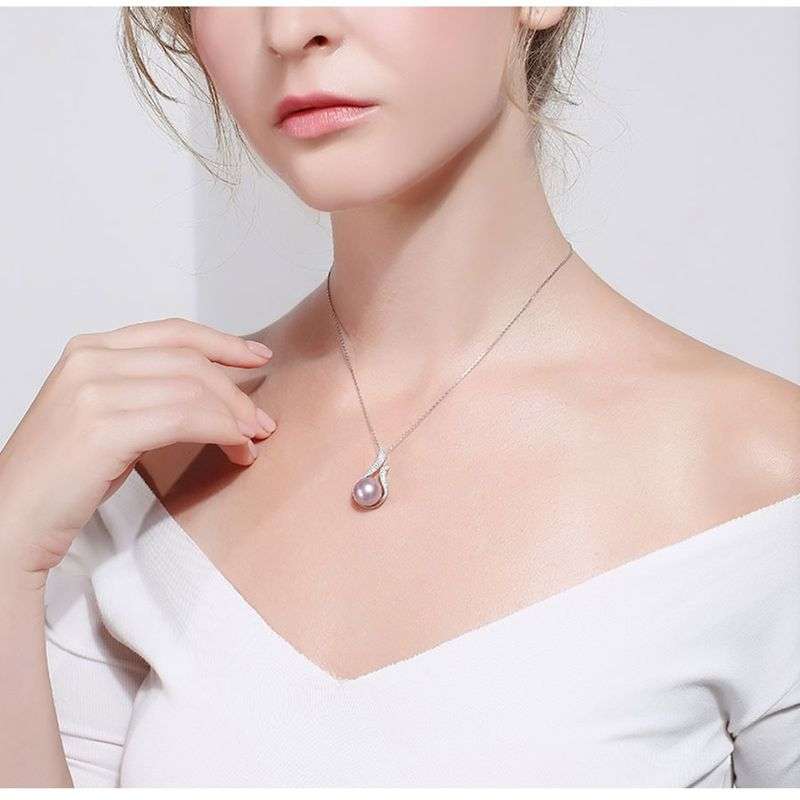 Dây Chuyền Mặt Ngọc Trai Cao Cấp - Lửa Thần - Trang Sức Cô Tấm - FLAME PEARL - CTJ4908