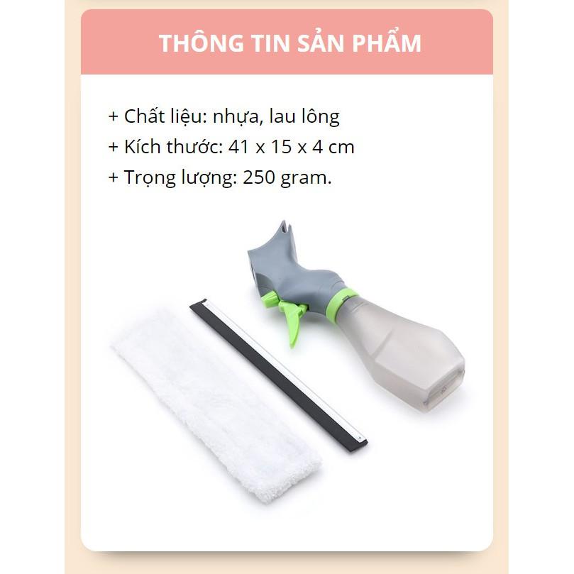 Cây Lau Kính Tích Hợp Bình Xịt 3 IN 1