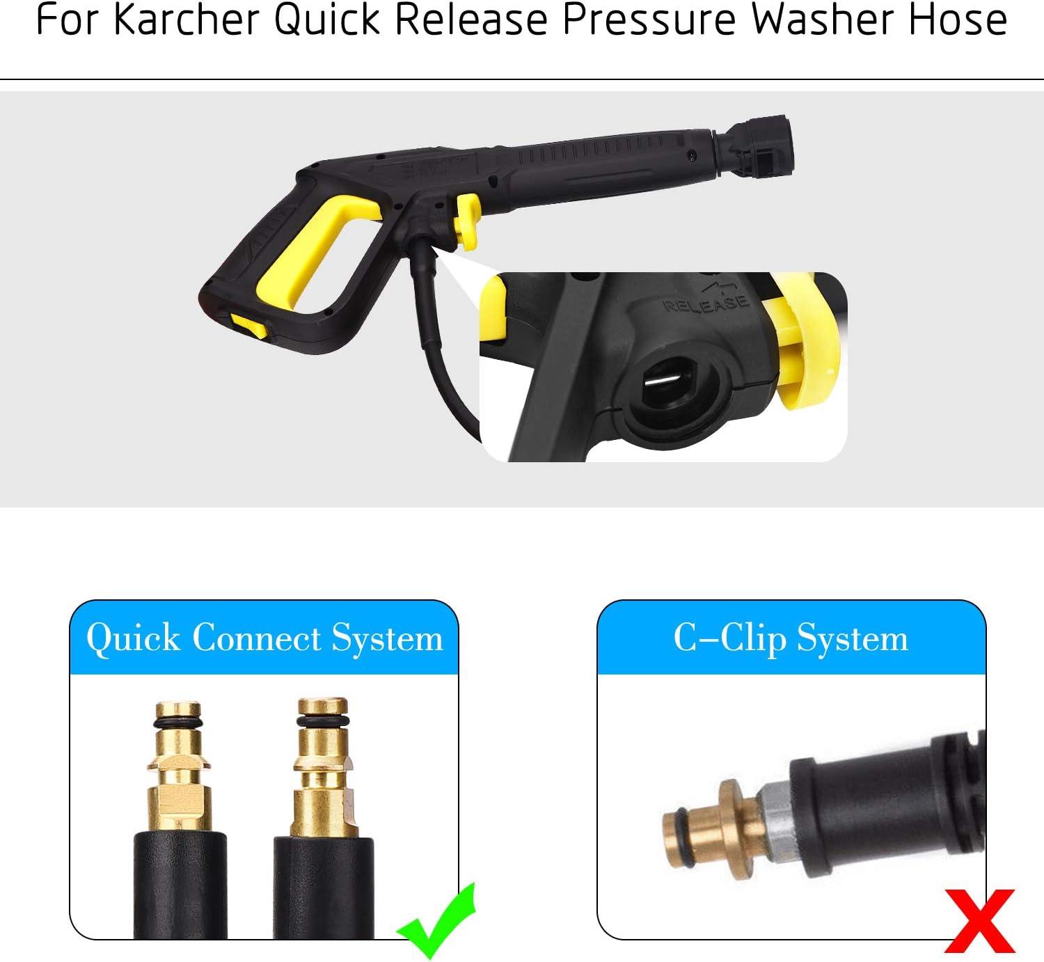 Xịt Kết Nối Nhanh Kích Hoạt  Cho Máy Phun Áp Lực Karcher Các Mẫu K3 K4 K5 K6 K7