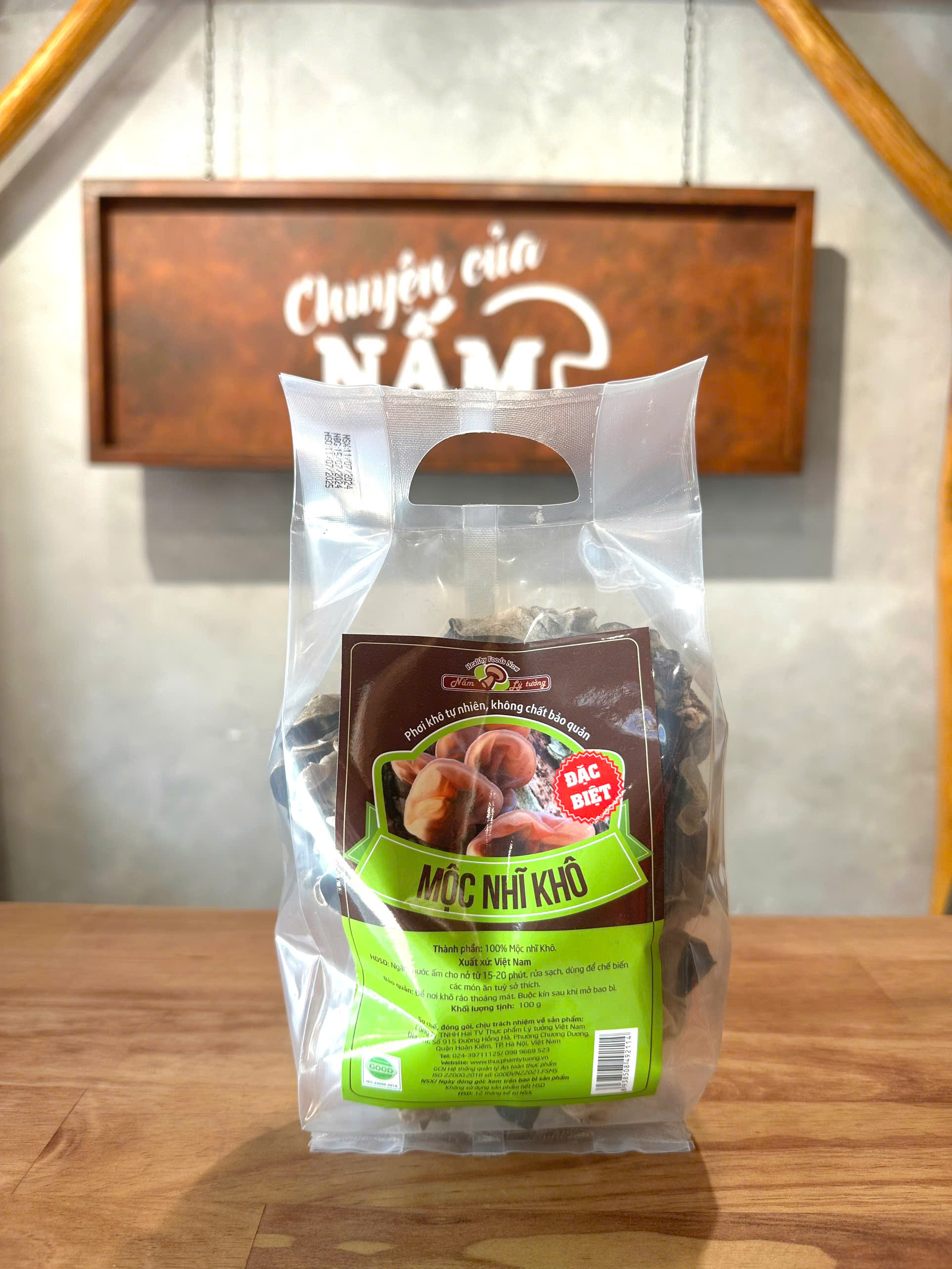 Mộc Nhĩ Khô Lý Tưởng, Nấm Mèo Khô Lý tưởng 100g