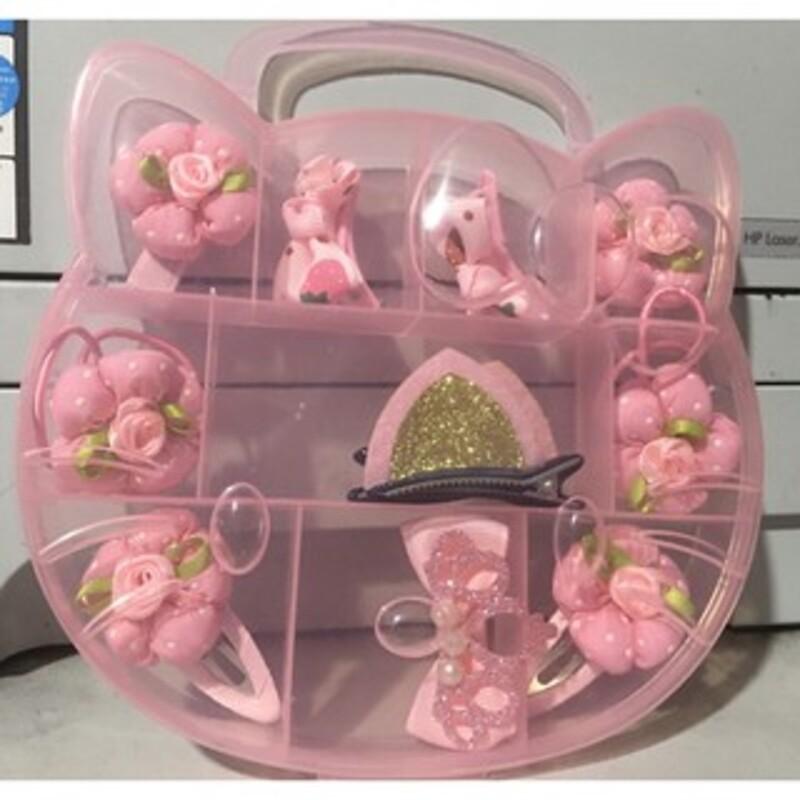 Hộp tóc hello kitty - Hộp nơ tóc kitty cho bé gái thêm xinh xắn