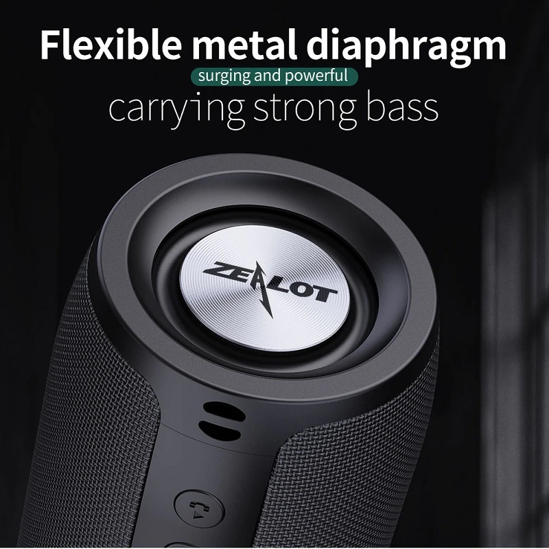 Loa Bluetooth 5.0 Extra Bass Zealot S51 - Hàng Chính Hãng