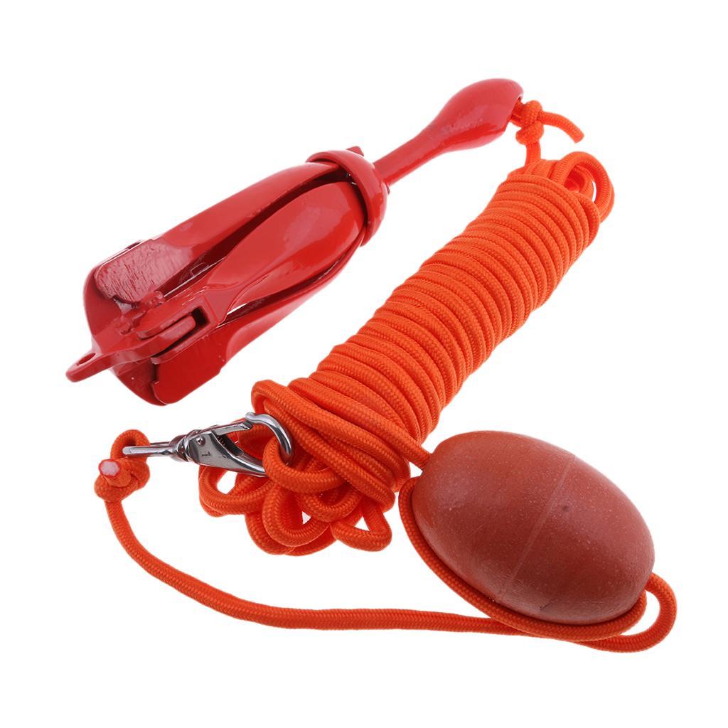 Portable Folding Anchor Buoy Kit For Small Boat Yacht Dinghies Kayak