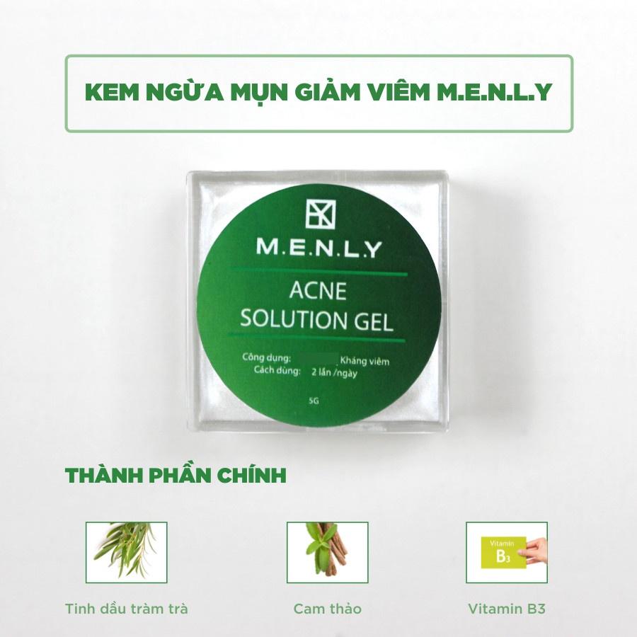 (SAMPLE) Kem giảm mụn - ngừa thâm tiện lợi khi du lịch Menly 5g