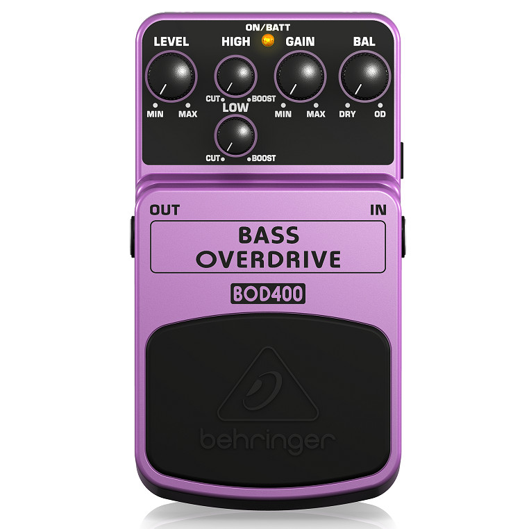 Guitar Stompboxes- PEDAL - Phơ cục - Fuzz - Behringer BOD400 BASS OVERDRIVE-Hàng chính hãng