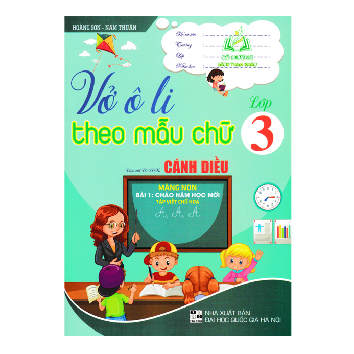 Sách - Vở Ô Li Theo Mẫu Chữ Lớp 3