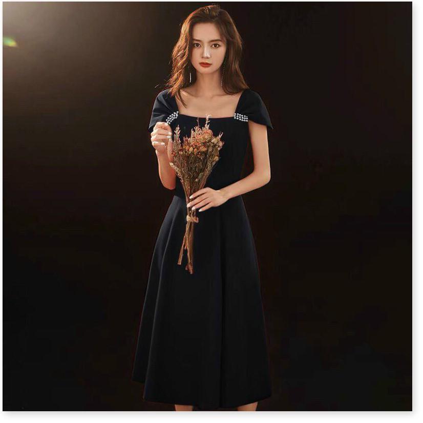 ĐẦM UMI ĐÍNH NGỌC DÁNG SUÔNG MỚI NHẤT NĂM 2021 LANA FASHION