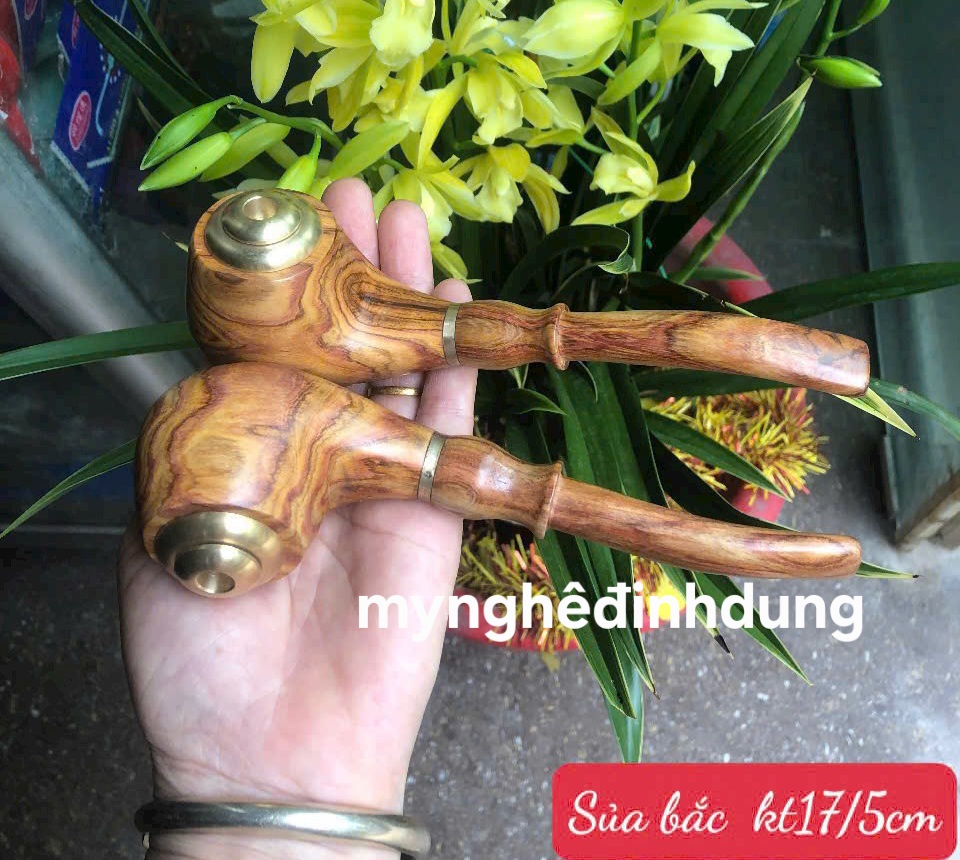 Tẩu sì gà bằng gỗ sưa phong cánh lịch lãm đẳng cấp