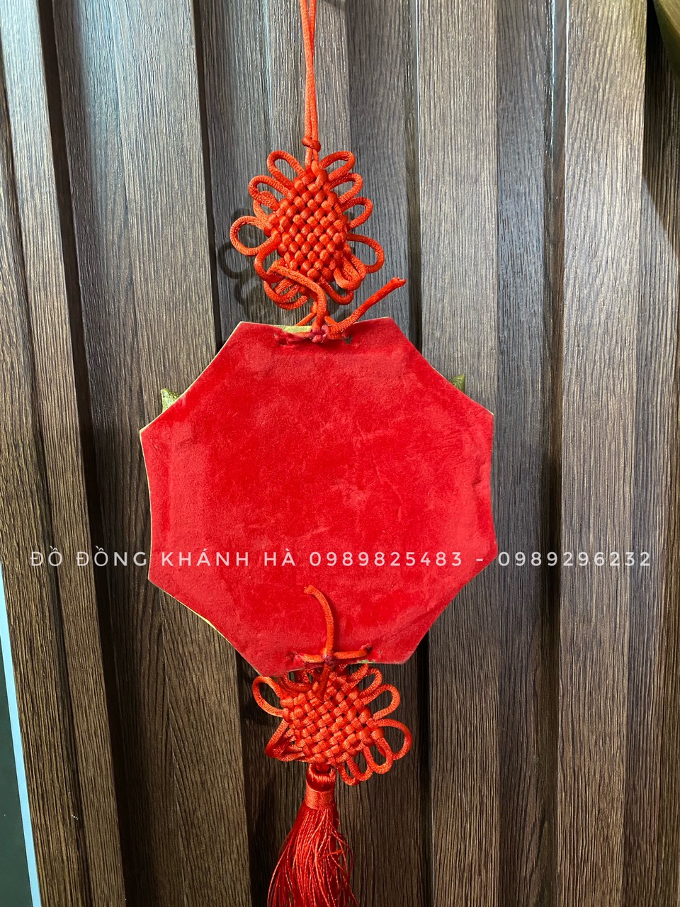 Mặt hổ phù ngậm kiếm phong thuỷ bằng đồng