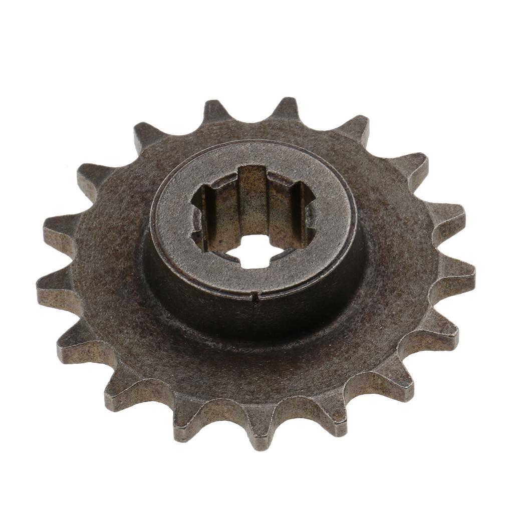 2X 17T 17  Front Chain Engine Sprocket for 49cc Engine Pocket Dirt Bike