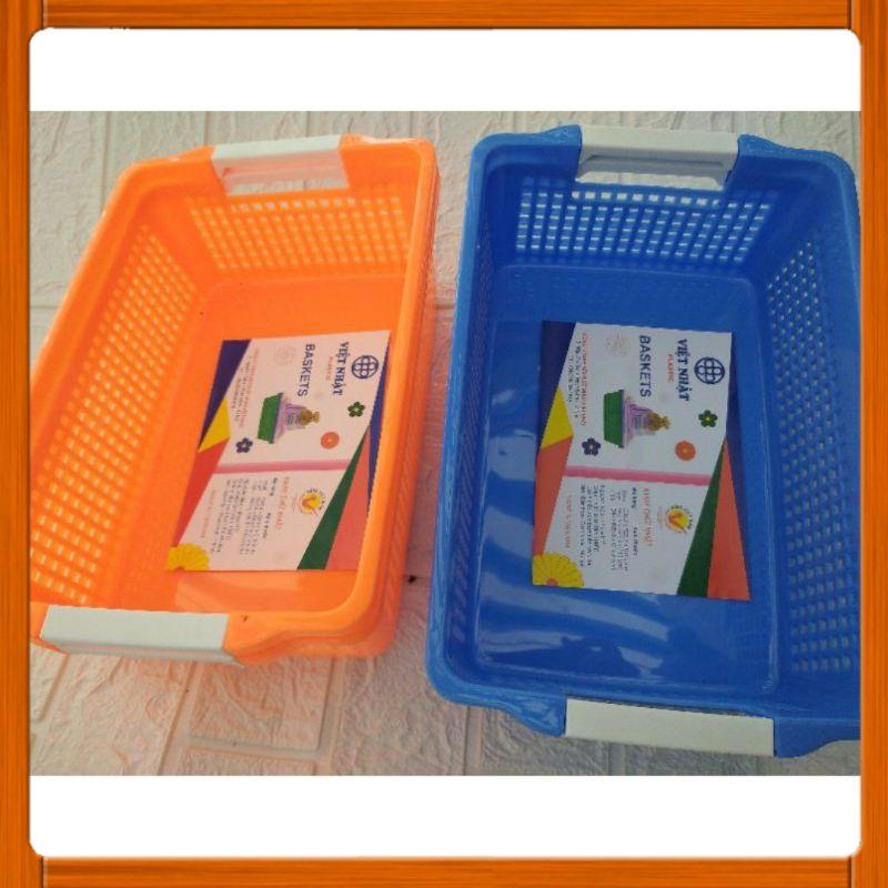 Khay, rổ nhựa chữ nhật các cỡ bé/trung/to