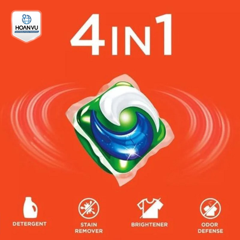 Viên Giặt Tide Pods Ultra Oxi Liquid Detergent Pacs 26 viên