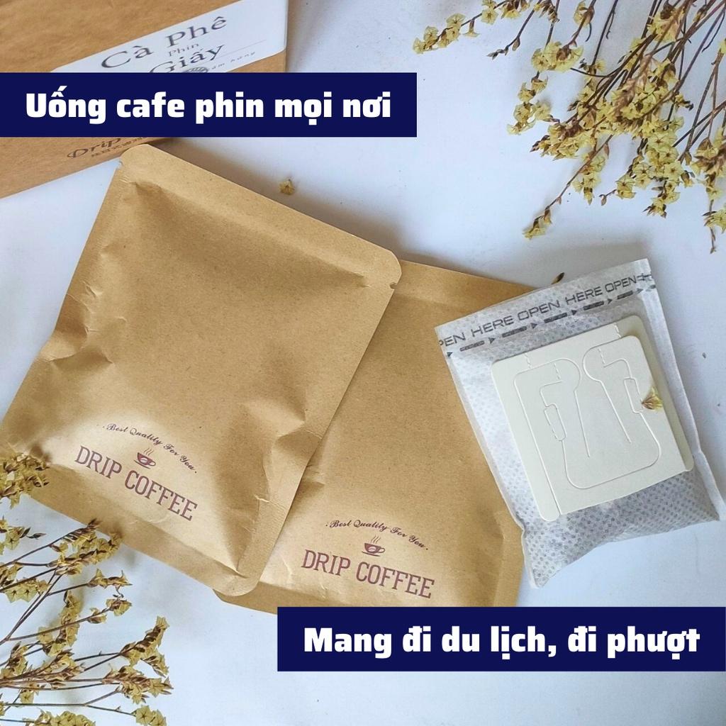 Cà phê pha phin Giấy set 5 Nhật bản cafe rang xay nguyên chất  Arabica cà phê nguyên chất du lịch tiện lợi