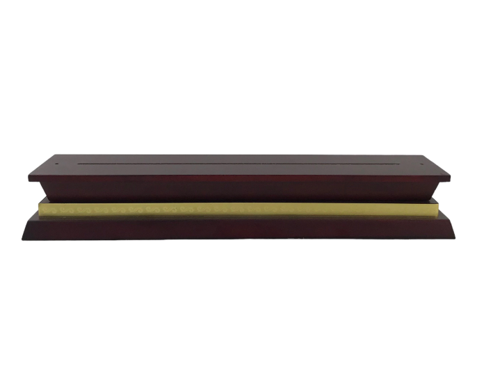 Chân đế gỗ hoa văn DG07-A 60x275mm phay rãnh