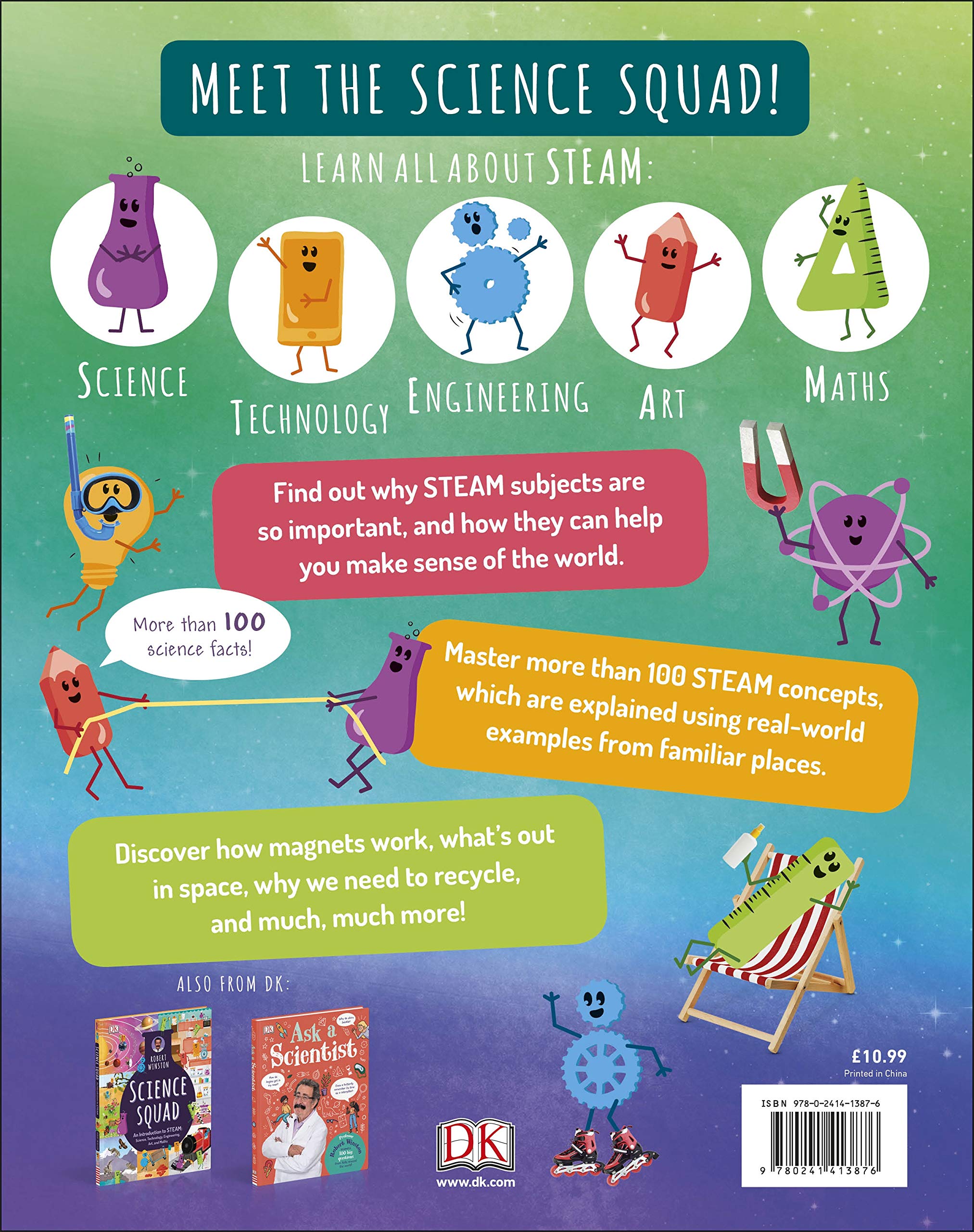 Robert Winston Science Squad Explains: Key Science Concepts Made Simple And Fun (Science Squad/The Steam Team)