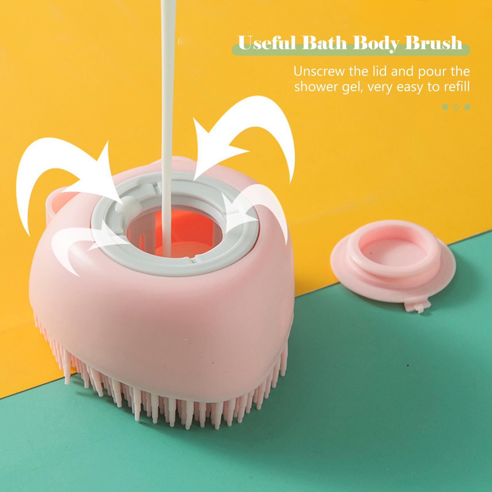 Bàn Chải Tắm Mềm Mát Xa Cho Thú Cưng