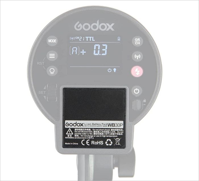 Pin Godox WB30P cho đèn AD300 Pro Hàng Chính Hãng