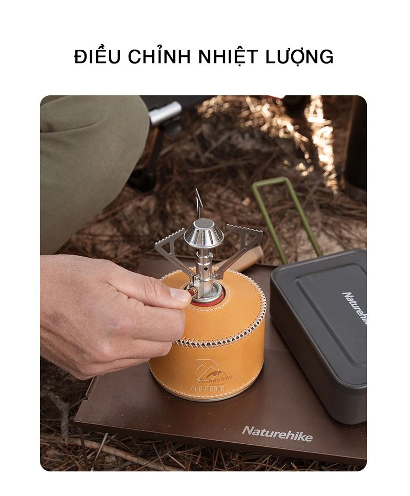 Bếp Gas Mini Cắm Trại Siêu Nhỏ Gọn Naturehike NH21RJ003