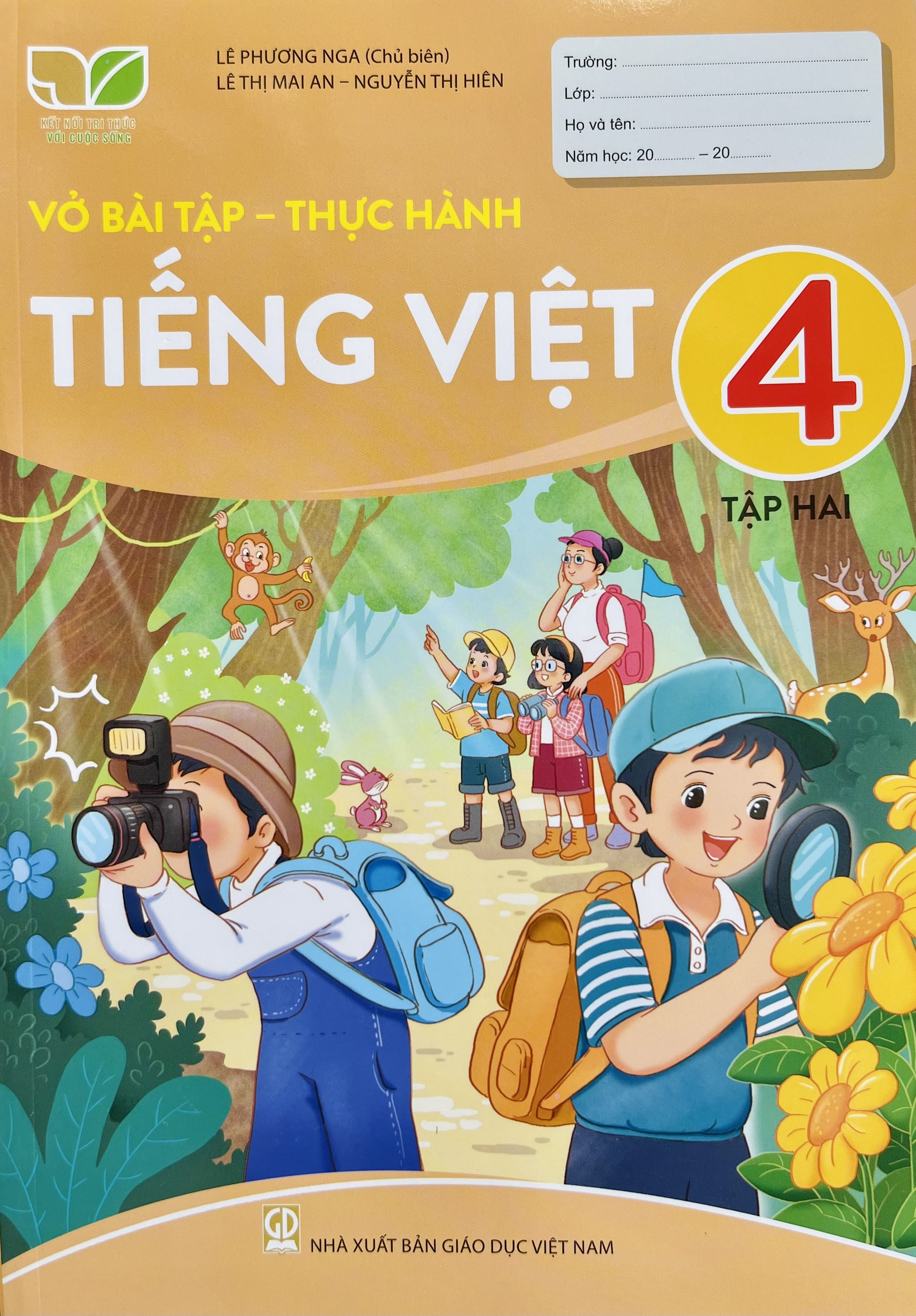 Sách - Vở bài tập - Thực hành Tiếng Việt lớp 4 tập 1+2 (Kết nối tri thức với cuộc sống)