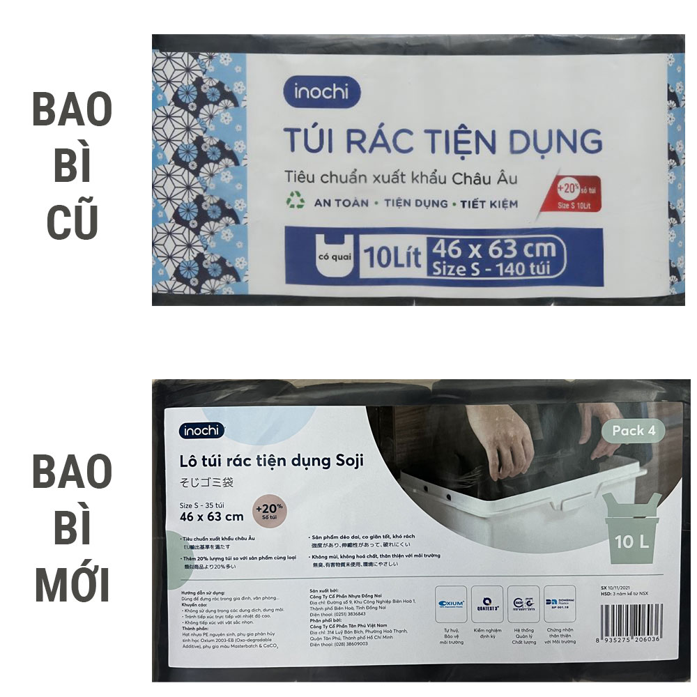 Lô túi rác tiện dụng Soji 4