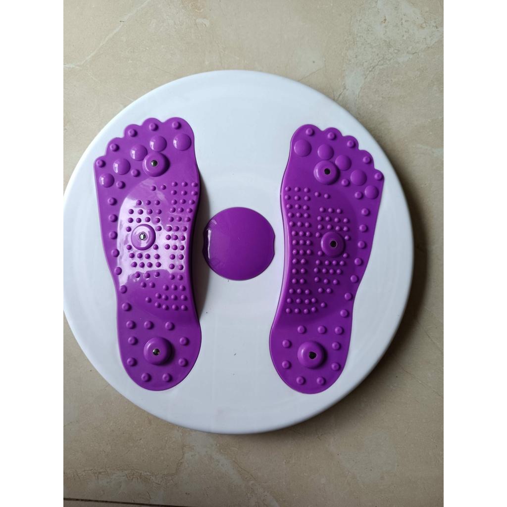 Bàn xoay eo 360 độ tập thể dục, đĩa xoay eo hình bàn chân tập giảm mỡ bụng tại nhà