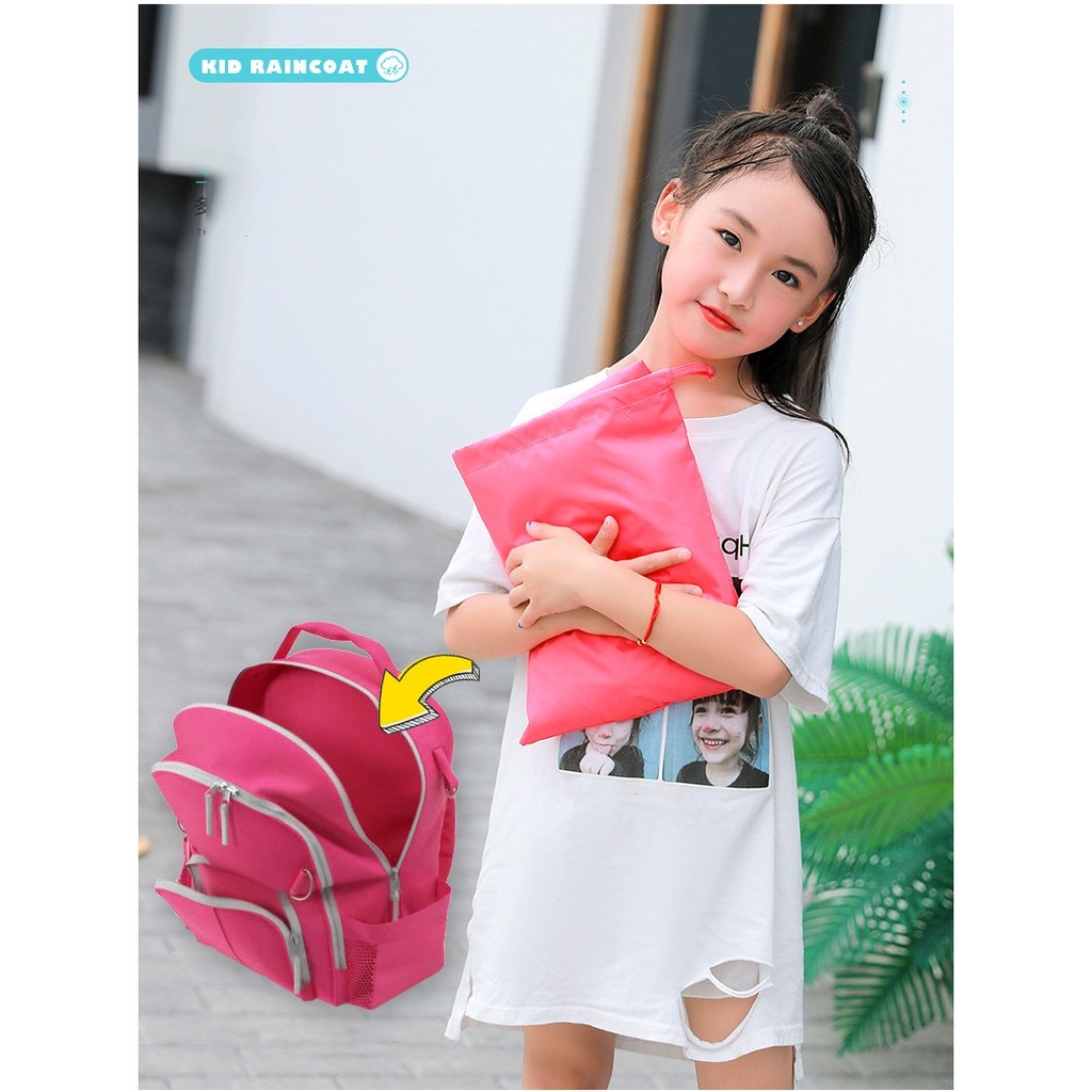 Áo Mưa Dành Cho Trẻ Em Từ 7 đến 13 Tuổi