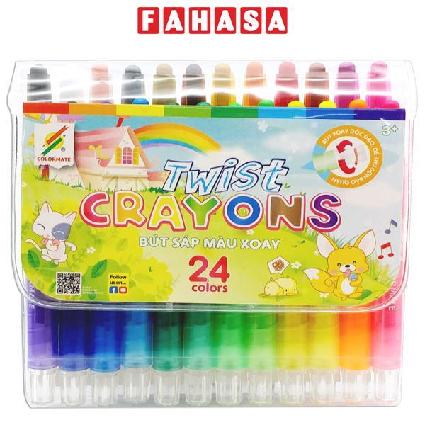 Bộ Bút Sáp Vặn - Colormate 112861
