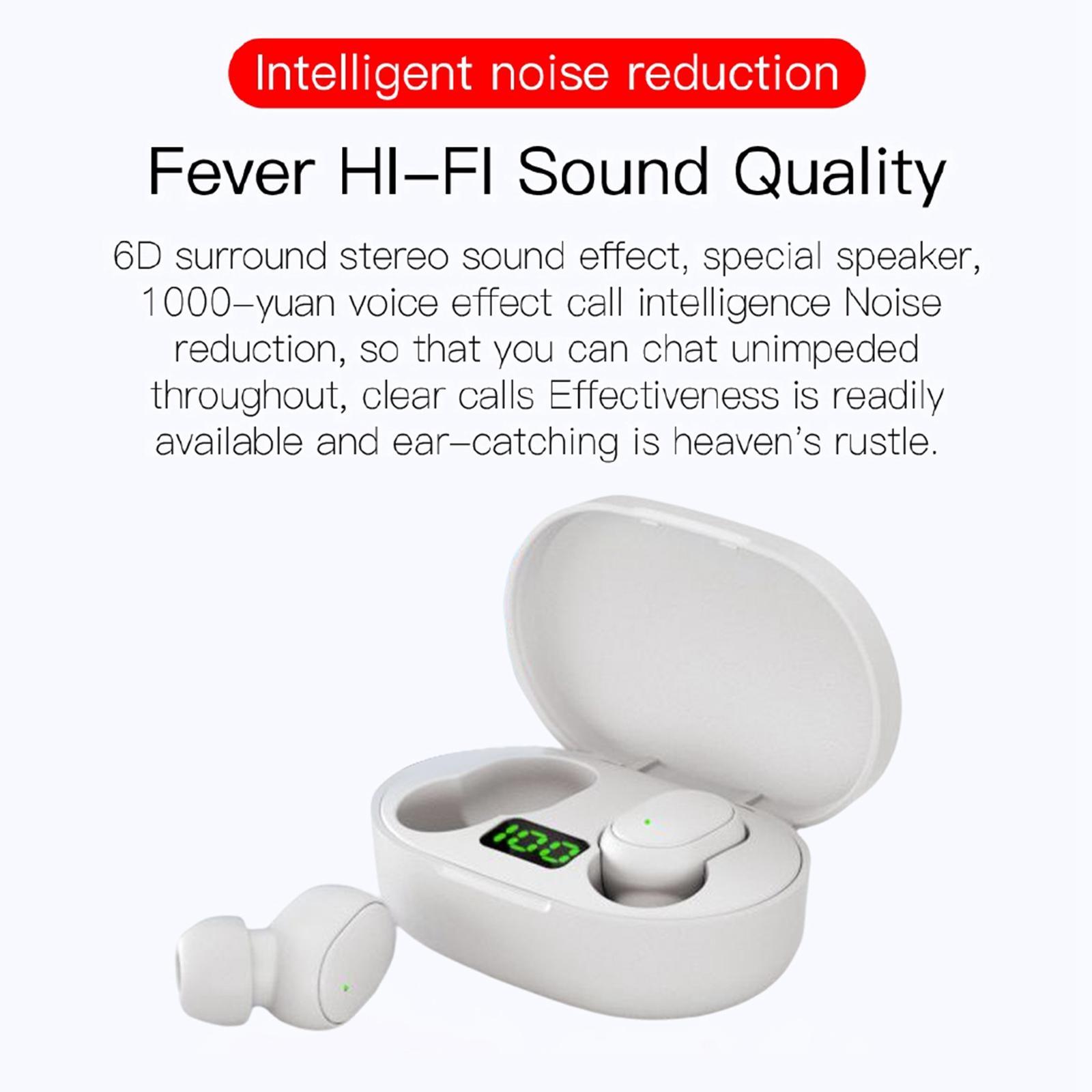 Wireless Earbuds, with Microphone Earphone Bluetooth Headphones for Working Sports