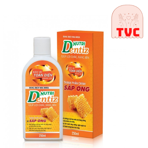 Combo 2 Chai Nước Súc Miệng Nutridentiz Giúp Răng Chắc Khỏe, Hết Viêm Lợi, Chảy Máu Chân Răng