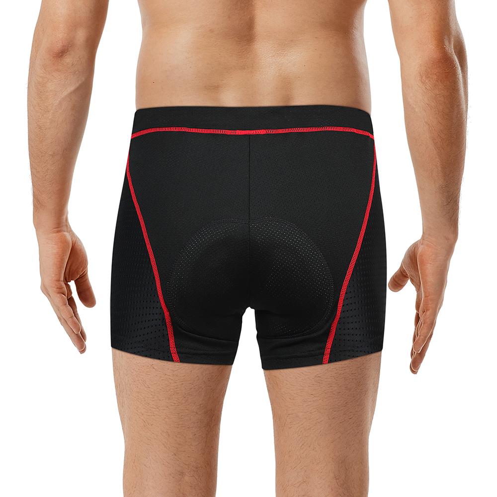 Wosawe Men Cycling Shorts Gel Padded MTB Bicycle Bike Underwear Shorts Breathable Quick Dry Biking Shorts