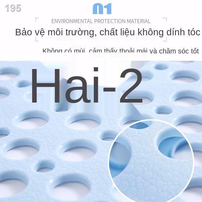 Thảm chống trơn nhà tắm lỗ tròn siêu dày, sen tắm, nhựa gia dụng, thấm