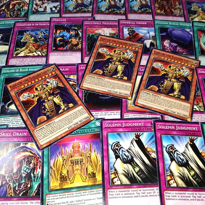 Bài Yugioh ️️ Thẻ bài Yugioh Eldlich deck 54 lá