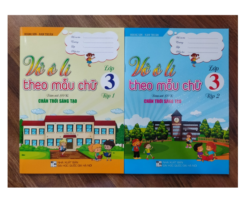 Sách - Vở ô li theo mẫu chữ lớp 3 - tập 1