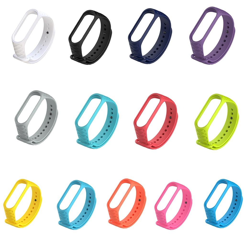 Replacement for Xiaomi Mi Band 4 3 Watch Band Wristband Anti-lost TPU Silicone Wrist Strap Bracelet【vollter1