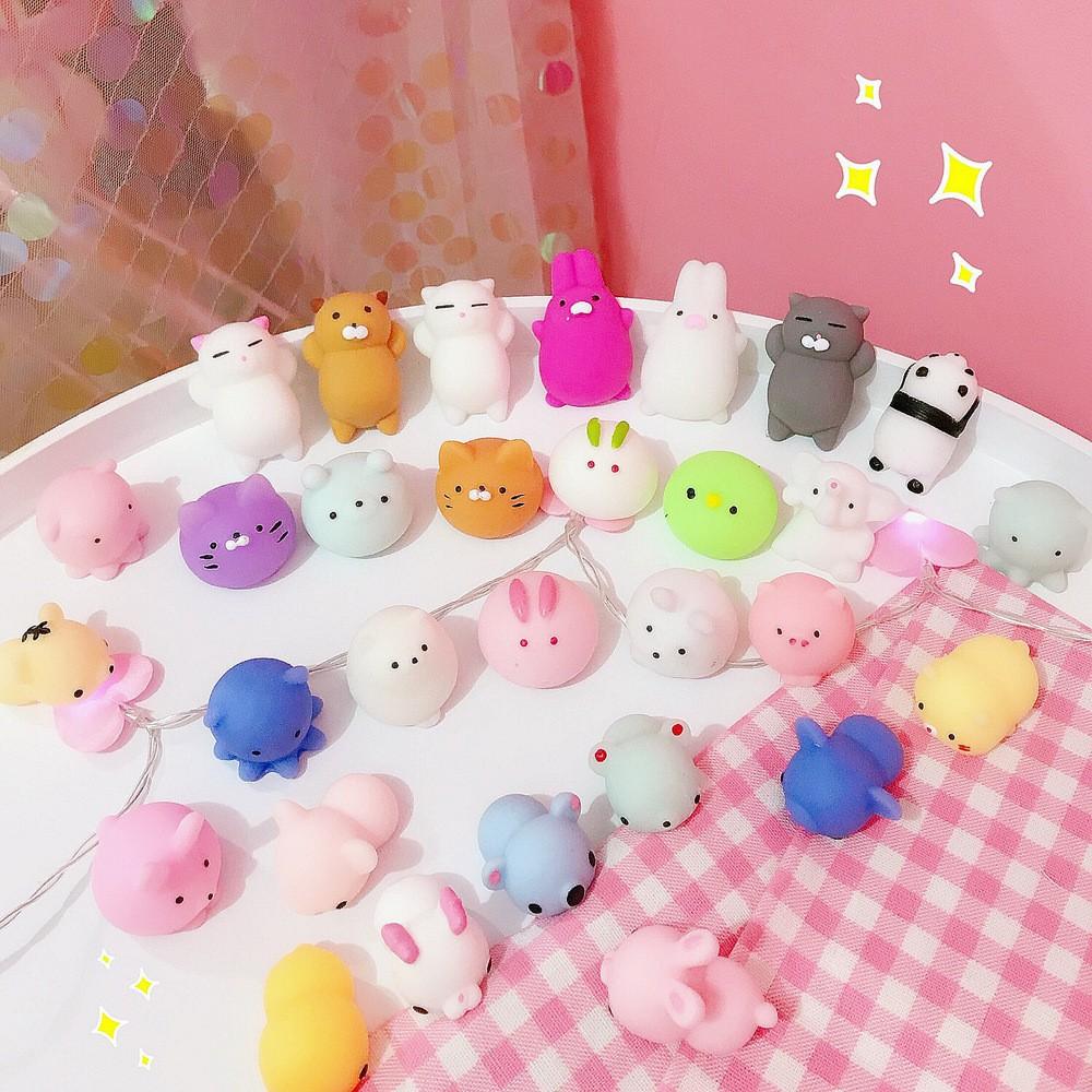 combo 5 Squishy Mochi Dễ Thương , Mềm Bóp Đã mã CQA51 B8 in 1